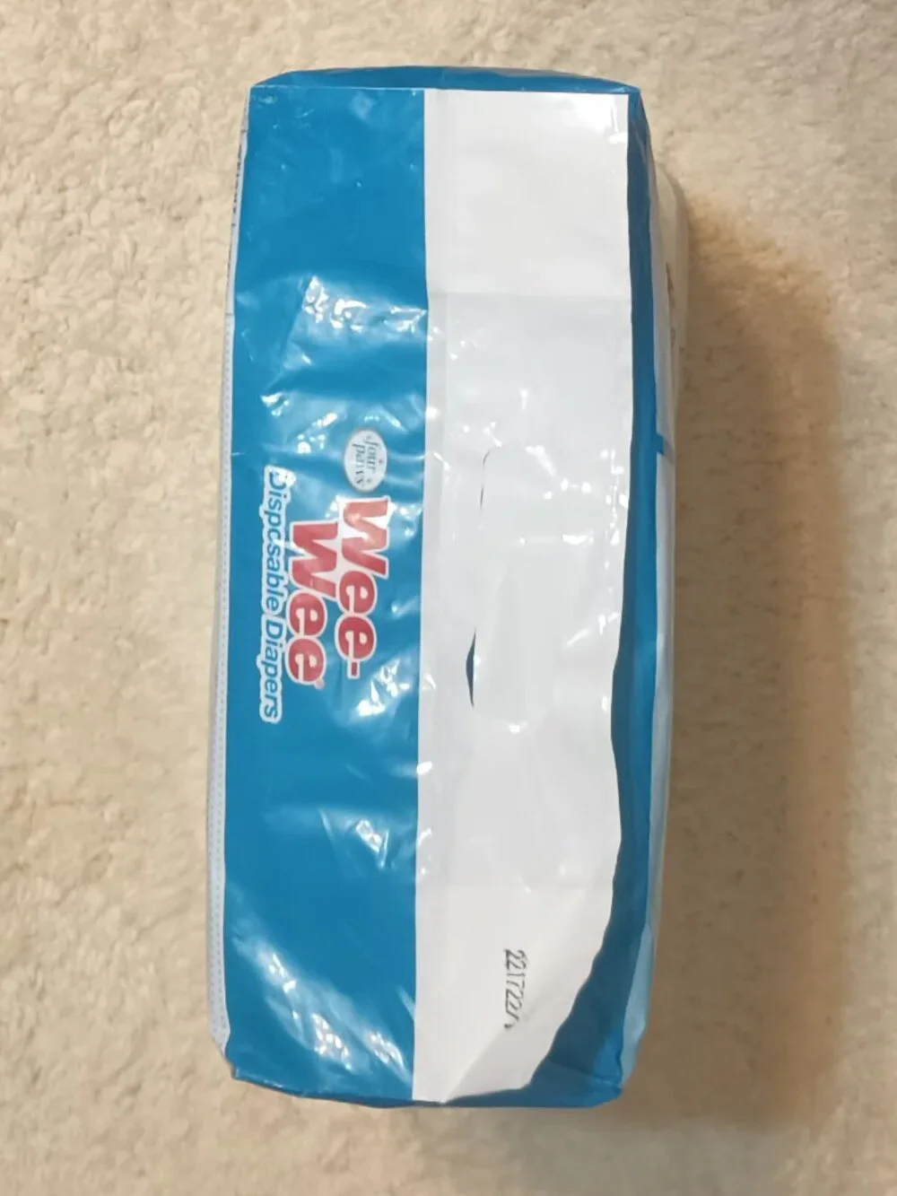 NWT ~ Wee-Wee Disposable Dog Diapers, X-Small, Waist up to 12